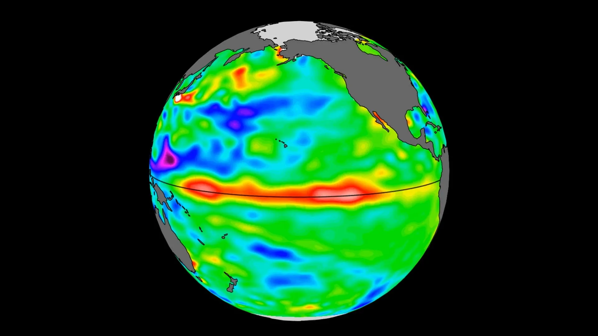 The Pacific Pulse: NASA Satellites Track Emerging El Niño as Warm Waters Surge Toward South America