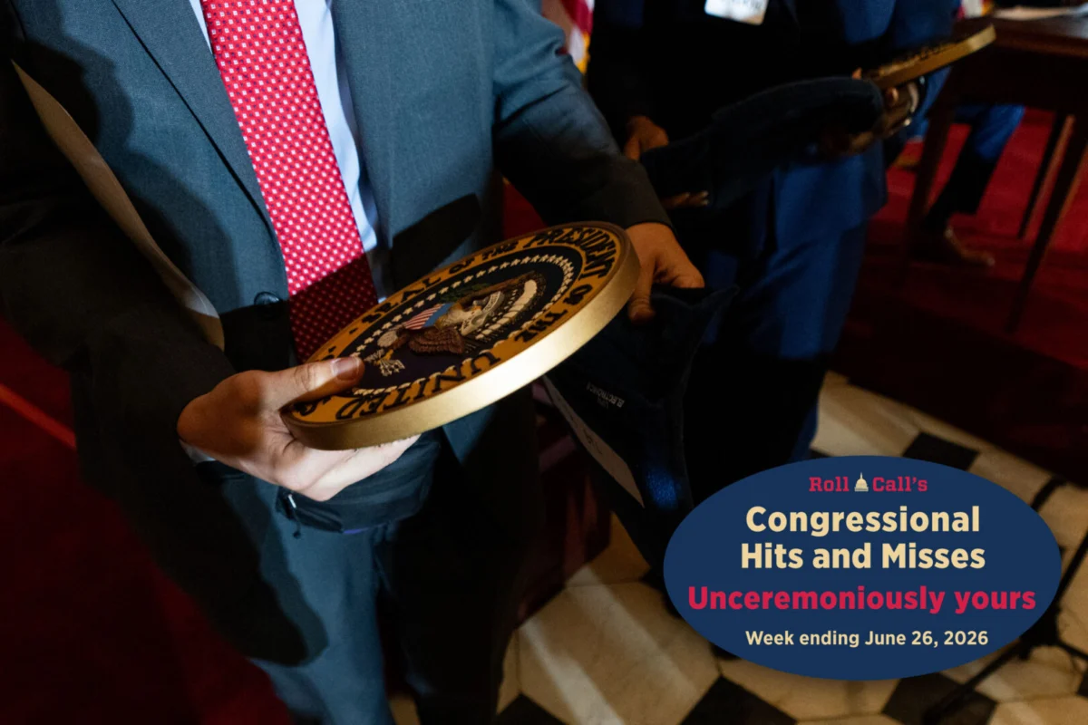 Unceremoniously yours — Congressional Hits and Misses