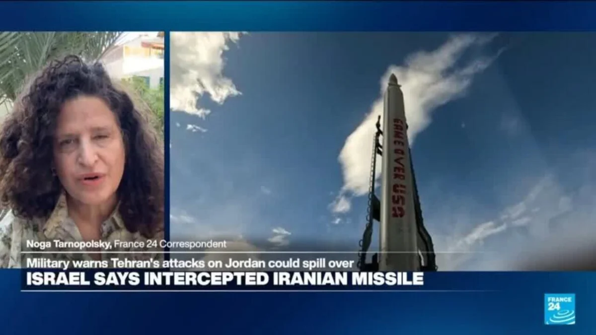 Regional Tensions Escalate: Israeli Military Intercepts Iranian-Launched Missile Near Jordan’s Aqaba