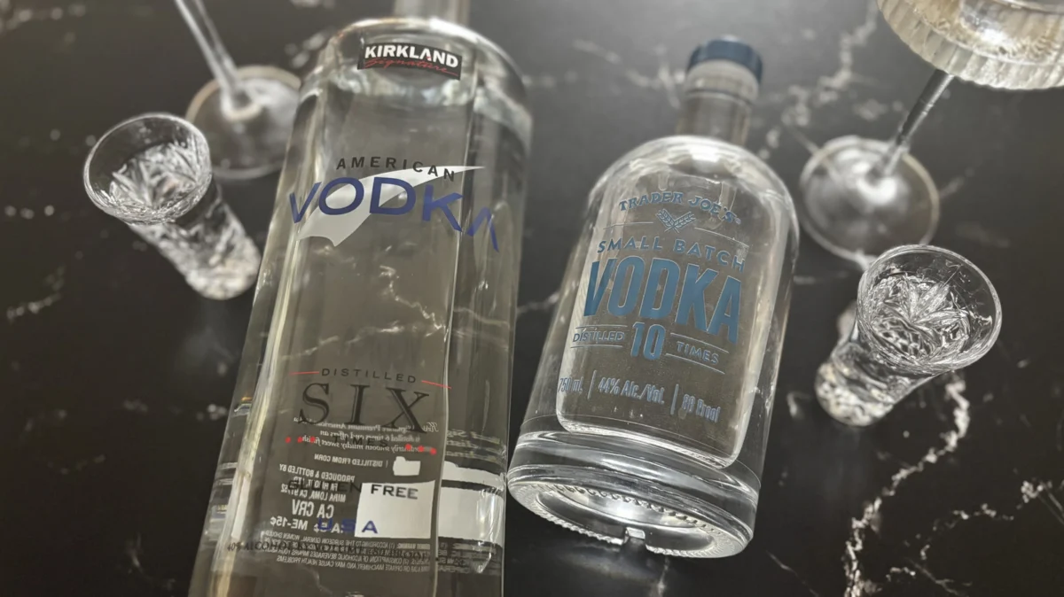 The Great Grocery Store Spirit Showdown: Costco’s Kirkland American Vodka vs. Trader Joe’s Small Batch