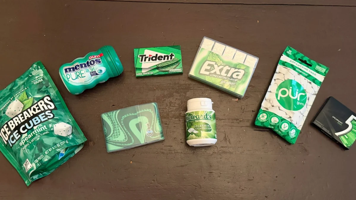 The Great Spearmint Showdown: We Ranked 8 Popular Sugar-Free Gums