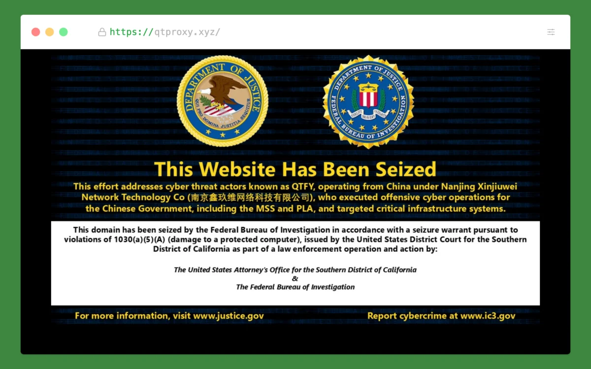 U.S. Authorities Dismantle Massive China-Linked Botnet: A Deep Dive into the ‘QTFY’ Cyber Espionage Operation