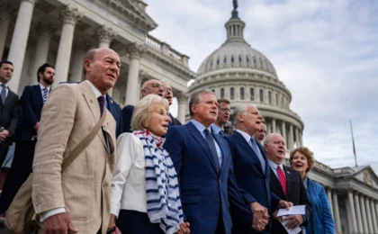 25 Years After 9/11, Former and Current Lawmakers Gather on Capitol Steps to Urge National Unity and Bipartisanship