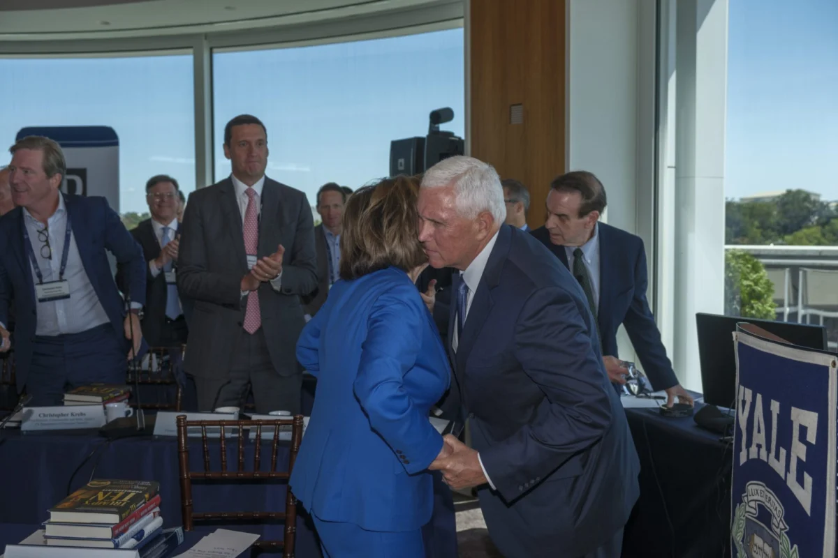 A Bridge Across the Aisle: Pelosi and Pence Honored with Inaugural Yale Patriot Public Service Award