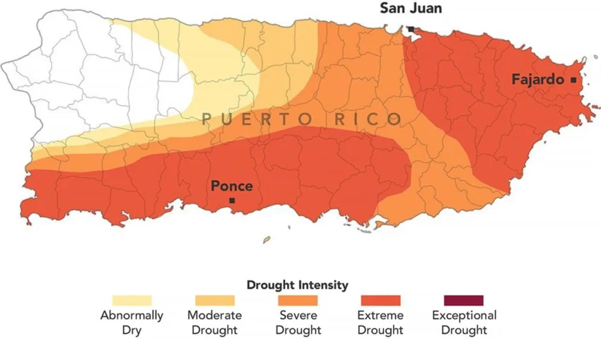 A Parched Territory: Puerto Rico’s Rapid Descent into Extreme Drought