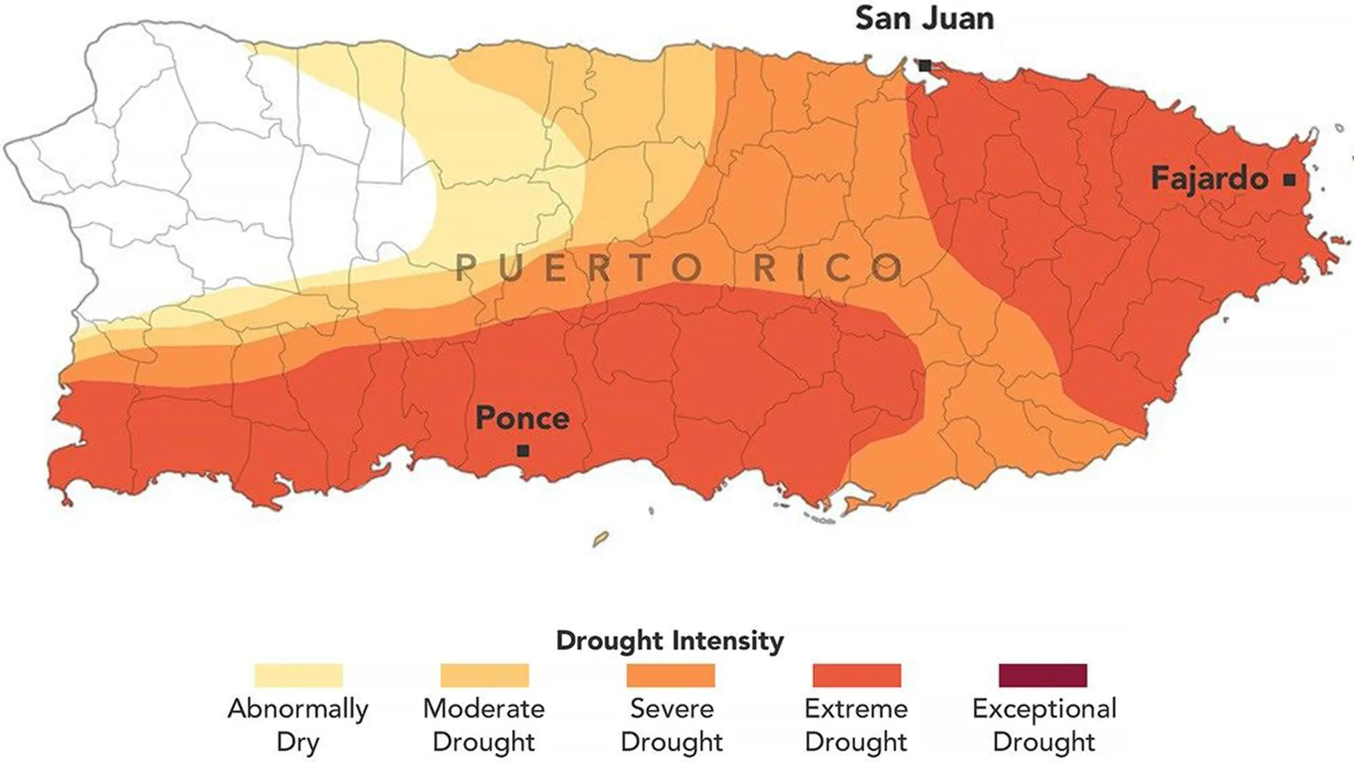 A Parched Territory: Puerto Rico’s Rapid Descent into Extreme Drought