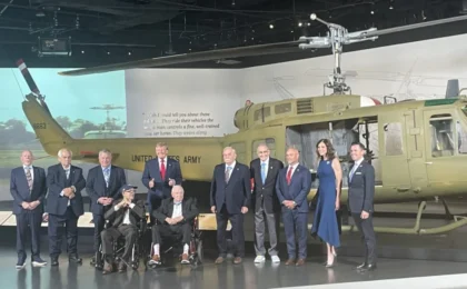 Between Sacred Grounds and Partisan Stages: Trump’s High-Wire Act Blurs Lines at Midterm Convention and Military Memorials