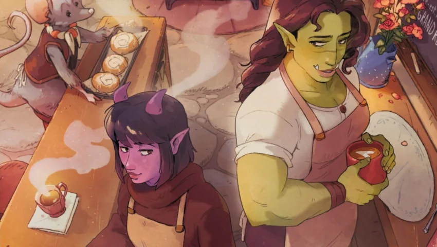 From Stable to Sanctuary: The Cozy World of ‘Legends & Lattes’ Expands into Graphic Novel Territory