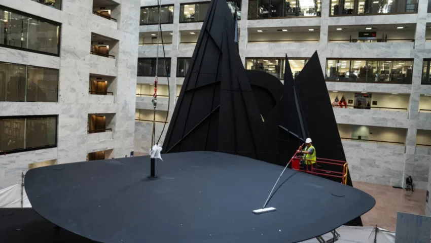 Restoring a Kinetic Monument: Alexander Calder’s ‘Mountains and Clouds’ Returns to the U.S. Senate