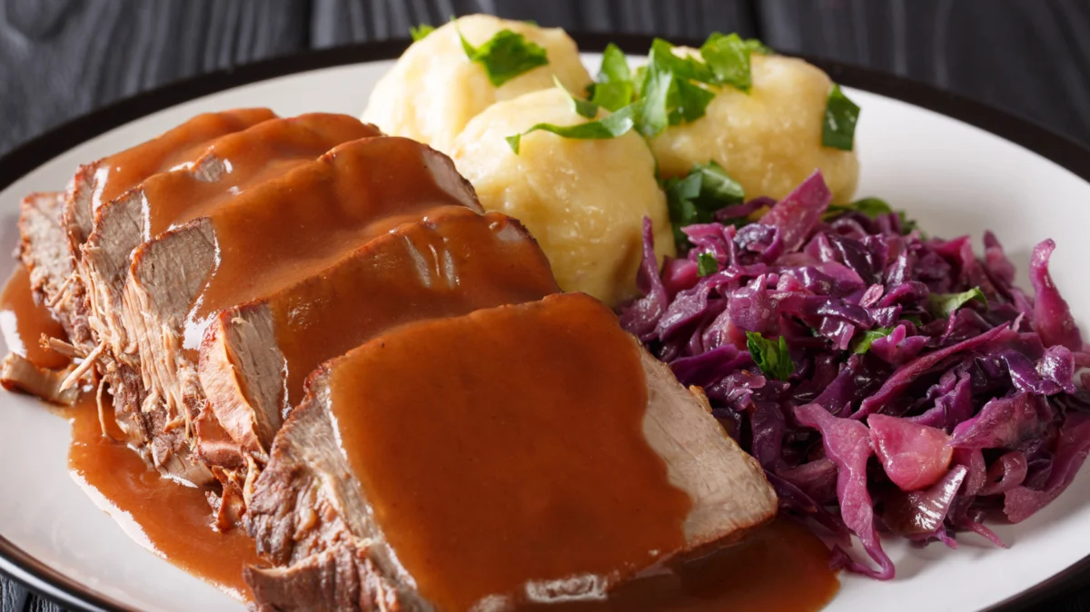 The Ultimate Comfort Upgrade: Elevating German Sauerbraten with the Savory Depth of Bratwurst