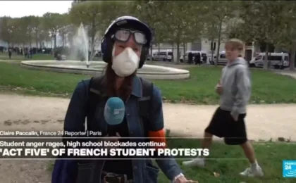 Paris in Turmoil: Student Uprisings Erupt Amid Escalating Tensions